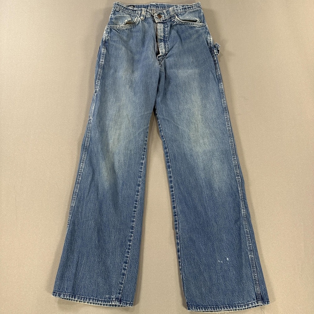 Gap Jeans Mens Apx:26x30 Medium Wash Blue Straight Carpenter Denim Workwear